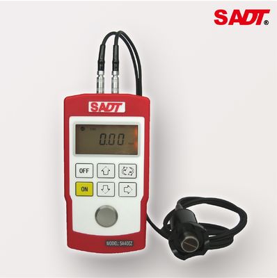 Draagbare Ultrasone Diktemaat 0.8mm - 225mm Impulsecho met Dubbele Sonde